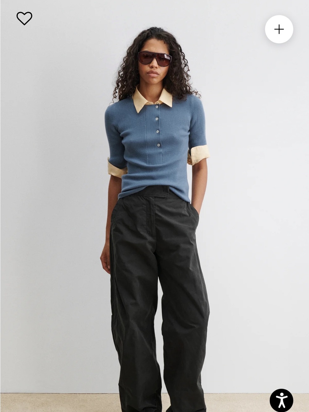 Rachel Comey Allery Henley - Chambray Sz Small